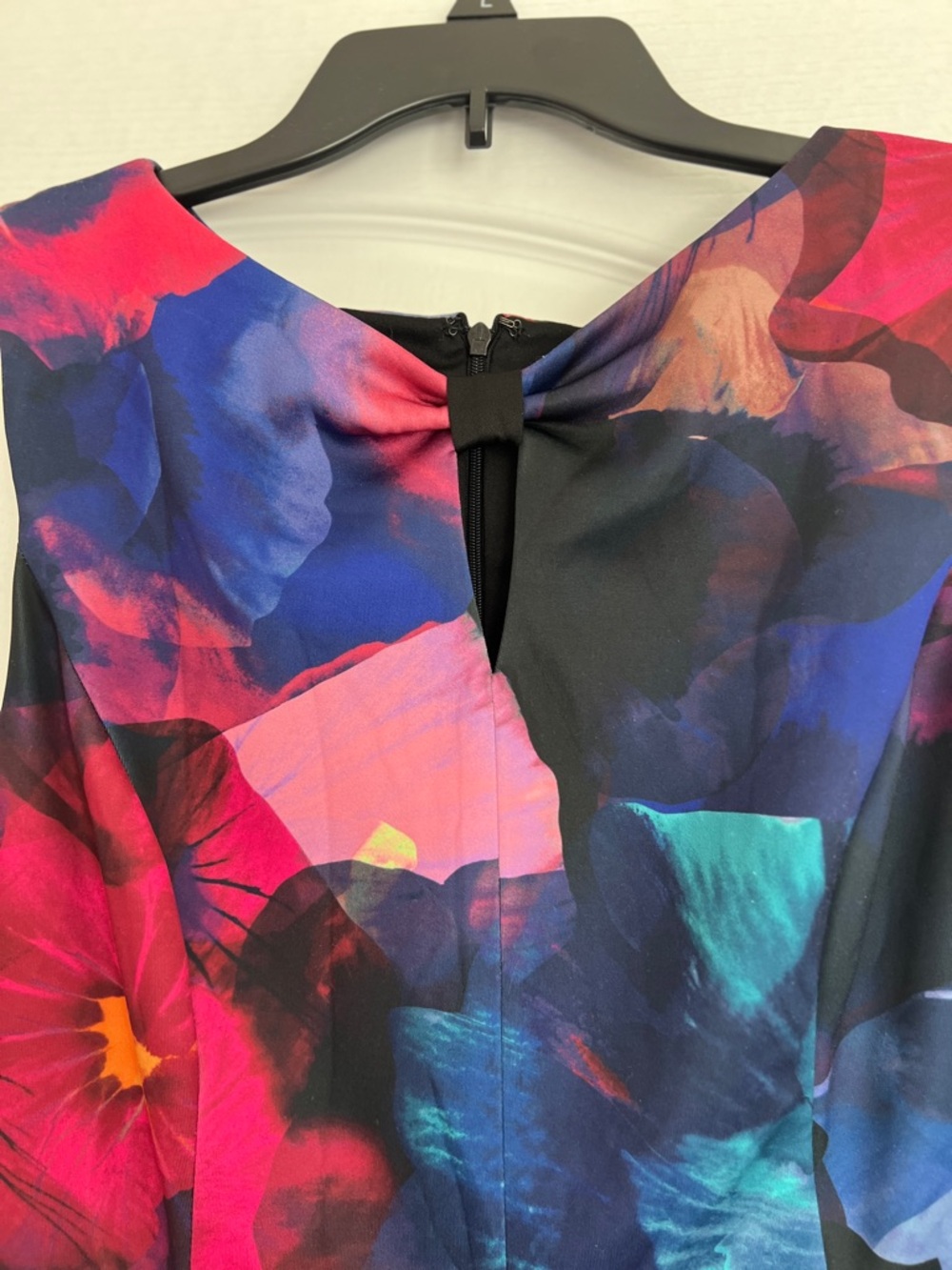 Ellen Tracy Floral A-Line Dress in Multicolor - Picture 2 of 4